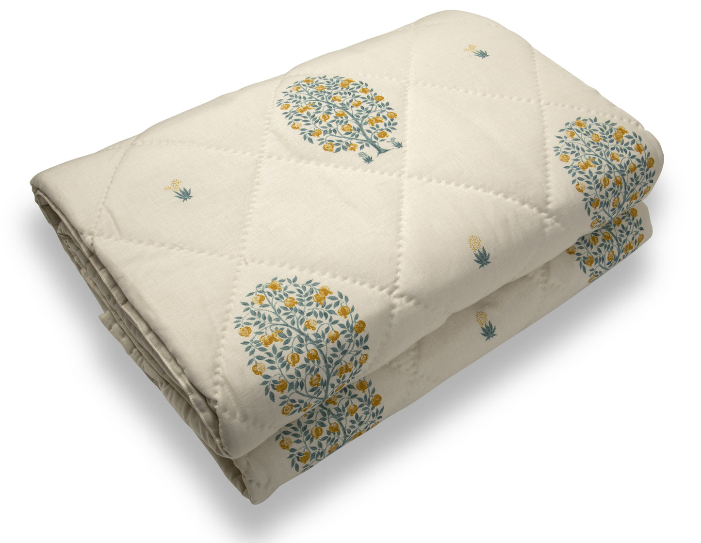 Anar Orchard in Gold Bedcover