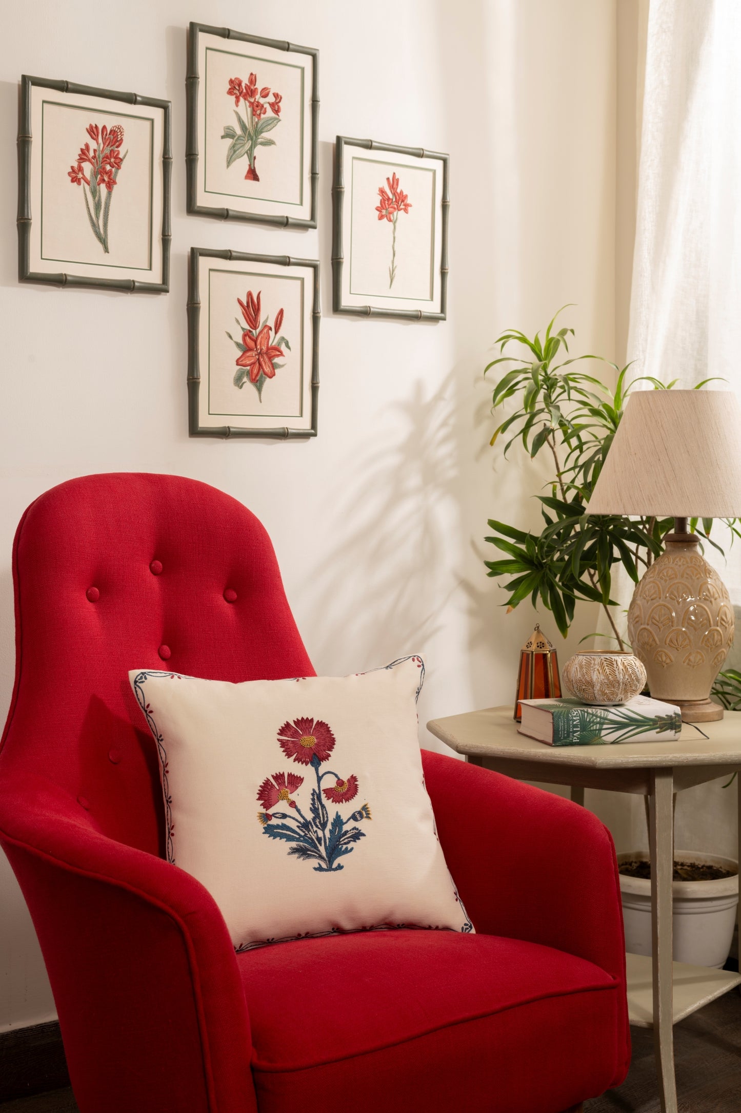 Carnation Buta In Red