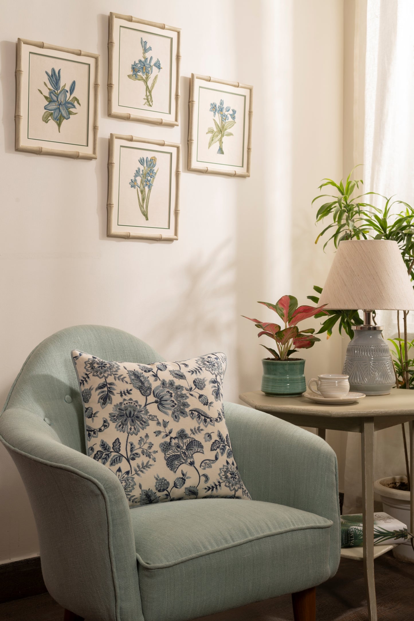 Passiflora in Pale Blue