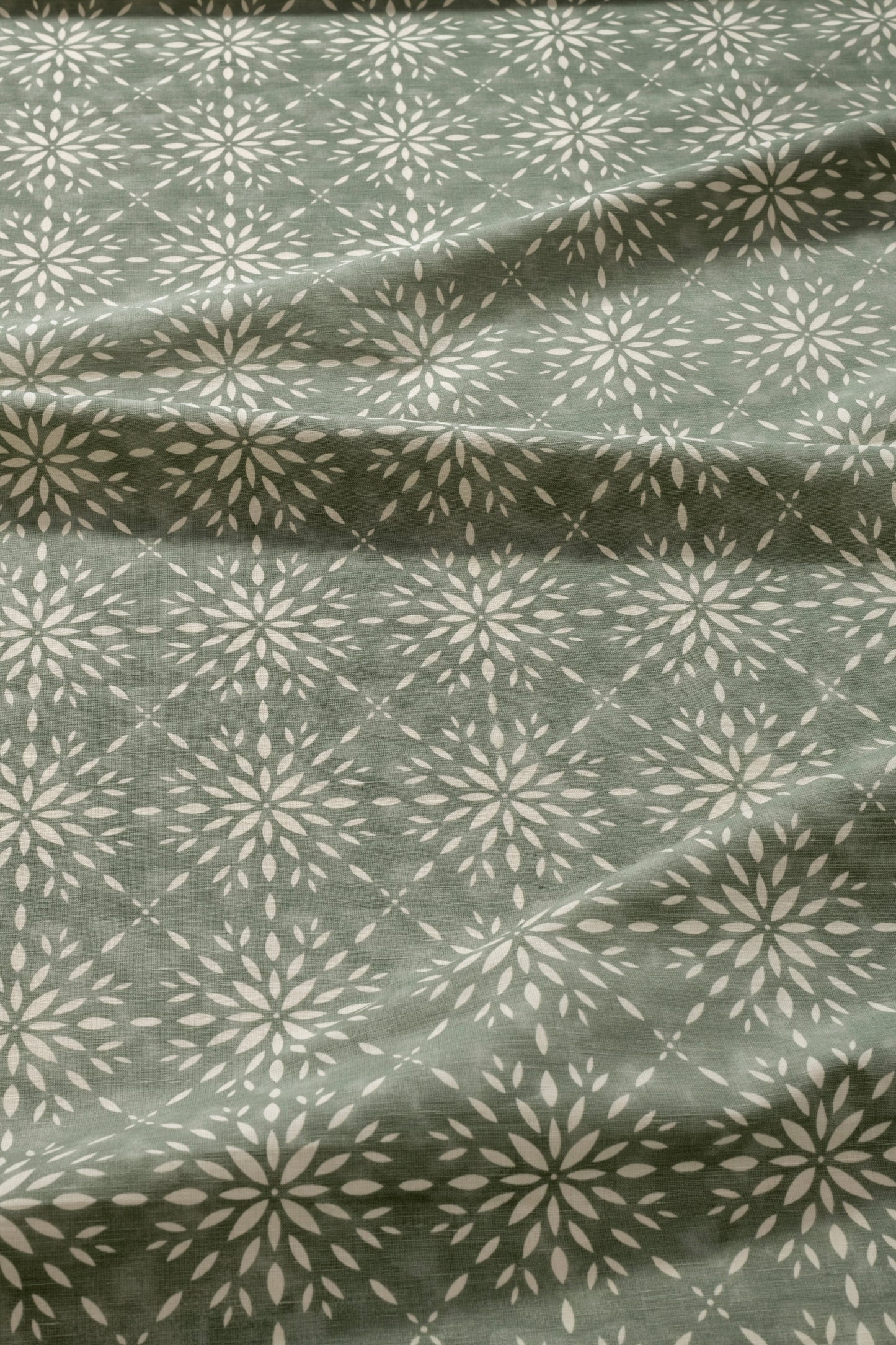 Fleck Trellis In Seafoam