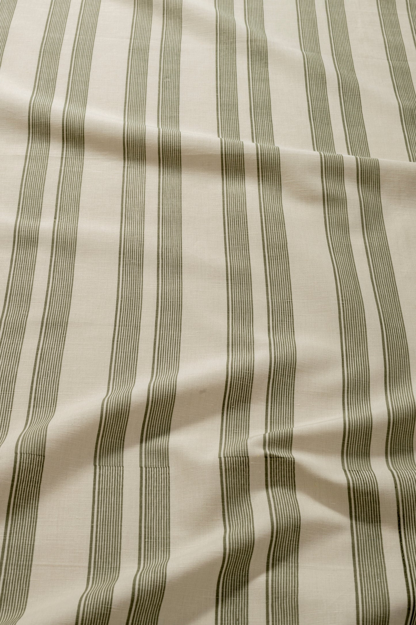 Ticking Stripe in Celadon
