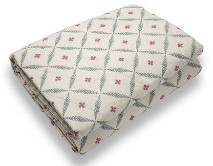 Poppy Trellis in Pink Bedcover