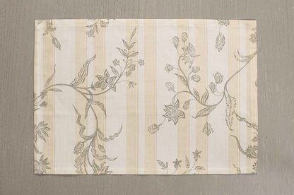 Carnation Vine in Celadon - Set of 4